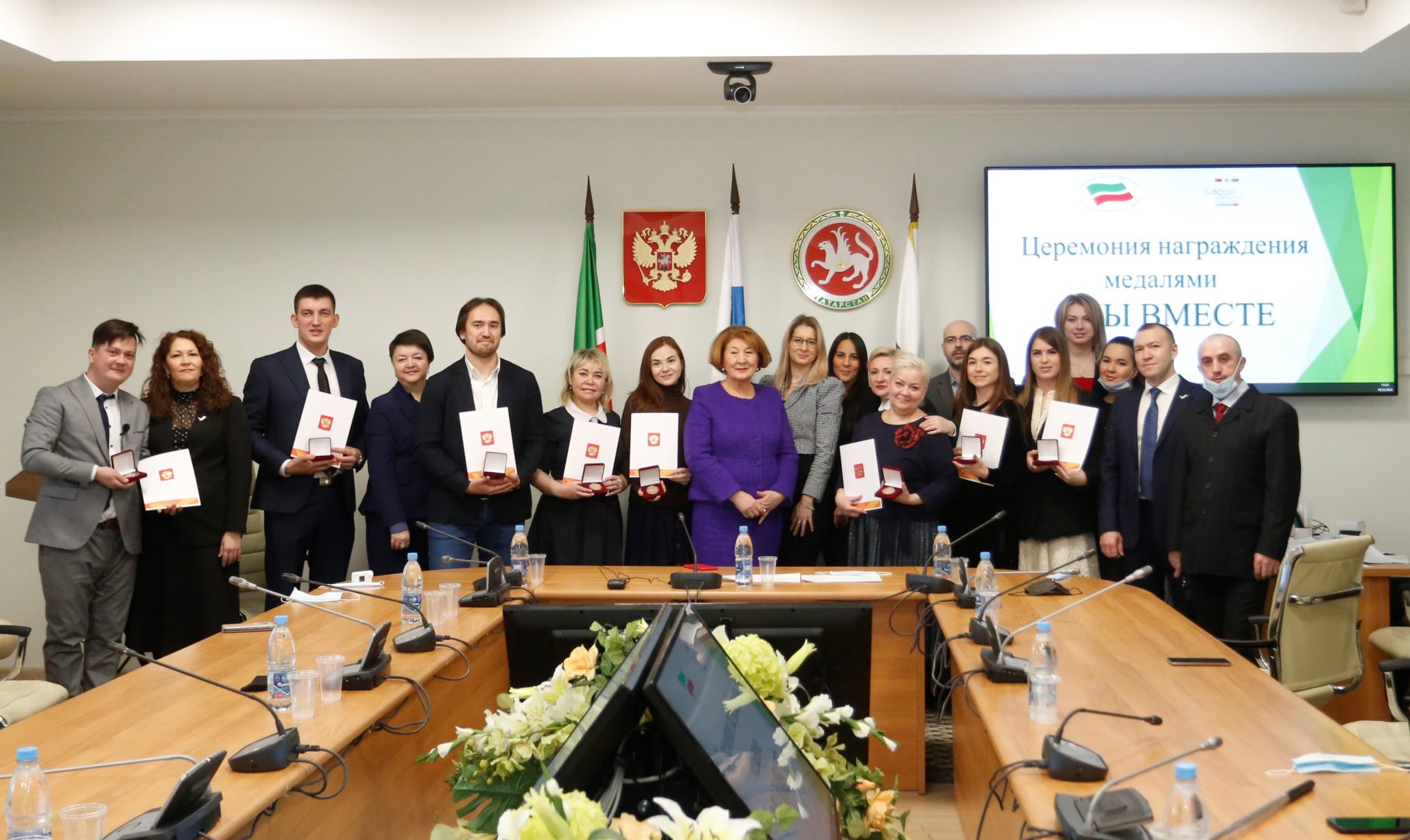 Социальным предпринимателям Республики Татарстан были вручены медали #Мывместе