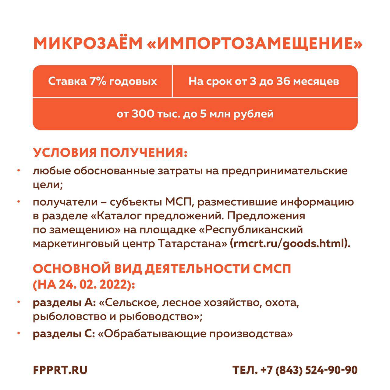 В Татарстане вместе со снижением ключевой ставки ЦБ РФ понизили процент по микрозаймам для бизнеса  ФППРТ