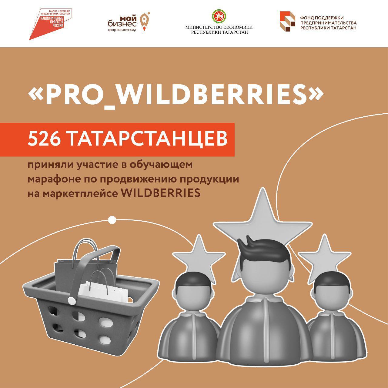 526 татарстанцев приняли участие в обучающем марафоне по продвижению продукции на маркетплейсе WILDBERRIES.