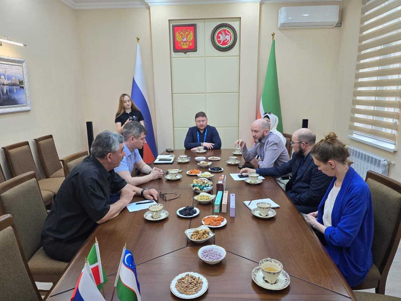 Встреча участников выставки «UzFood 2025» с Торговым представителем Республики Татарстан в Республике Узбекистан
